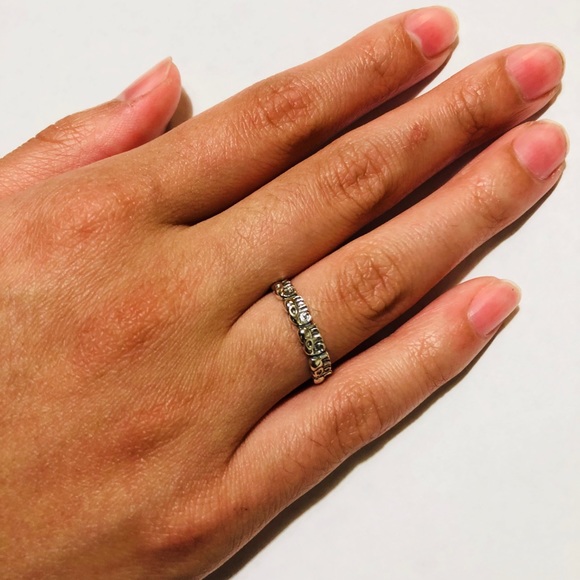 Sterling Silver 925 Plain Elephant Ring - Picture 2 of 4